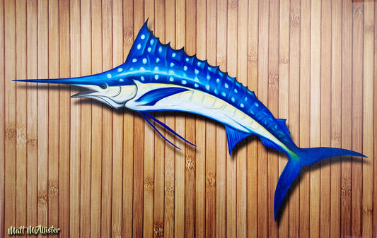 "The Marlin" 9x14" Print